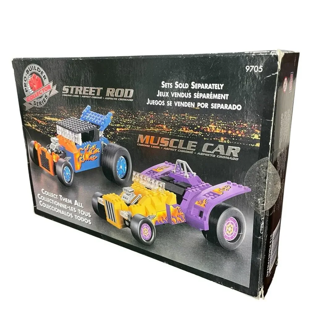 Mega Bloks Pro Builder Street Rod 9705 Collector Series Incomplete READ